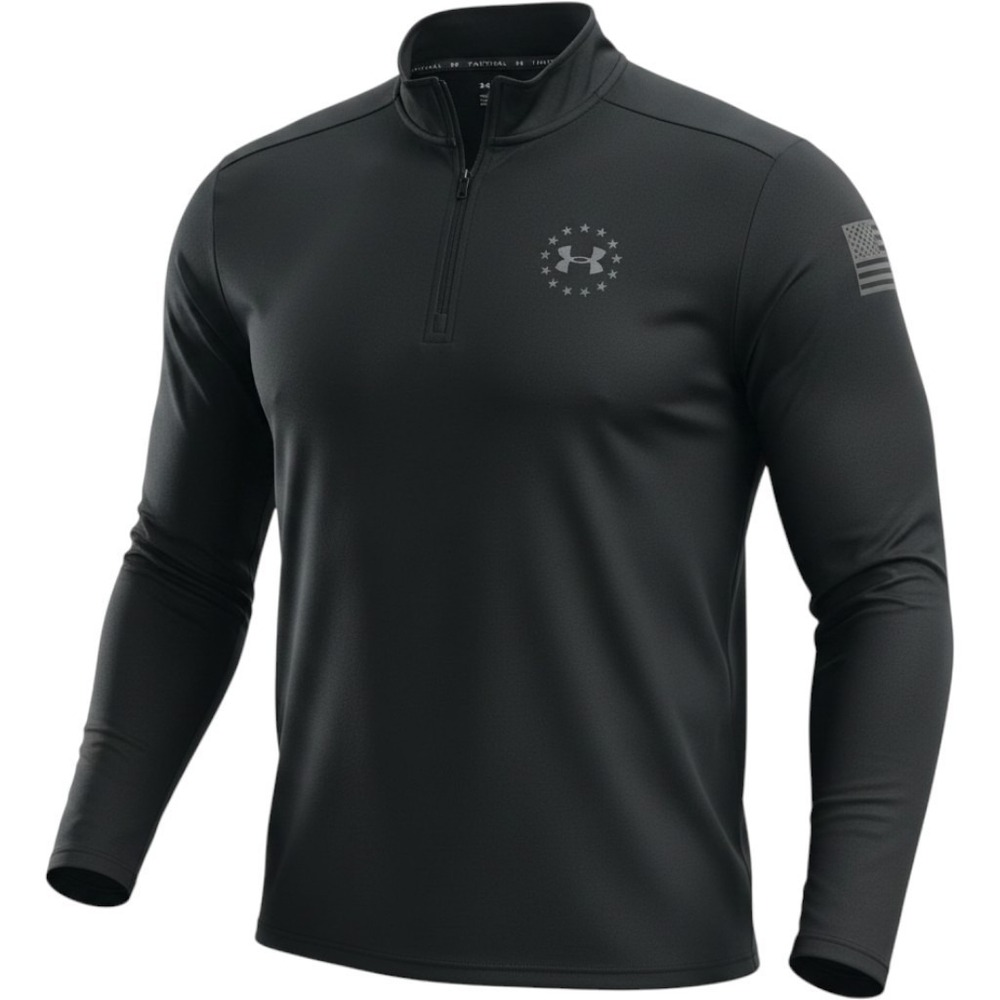 Under Armour Tactical Long Sleeve 1/4 Zip Heat Gear Men's Size L